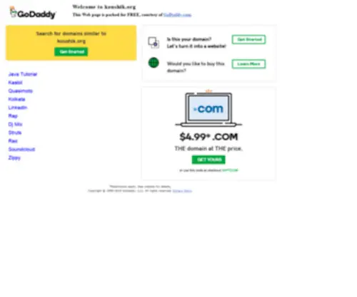 Koushik.org(Koushik Kothagal) Screenshot
