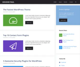Koushikblog.com(AFFILIATE TOOLS PROMOTER) Screenshot