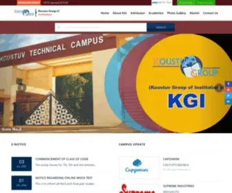 Koustuvgroup.ac.in(Among top Ranked Engineering College) Screenshot