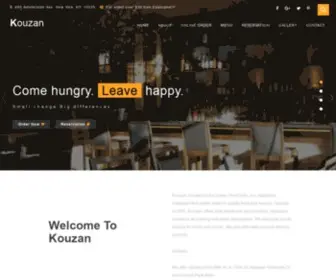 Kouzanny.com(Kouzan Japanese Restaurant) Screenshot