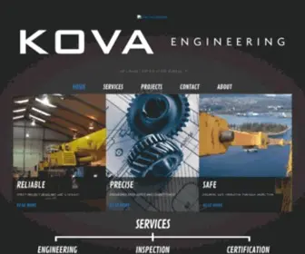 Kova.com(Home) Screenshot