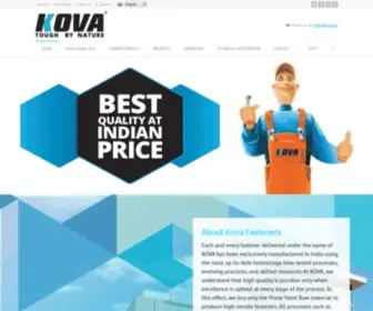 Kova.in(Kova Fasteners) Screenshot