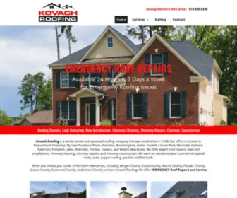 Kovachroofing.com(Kovach Roofing Company) Screenshot