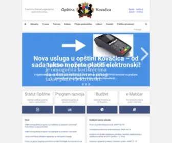 Kovacica.org(Zvanični sajt Opštine Kovačica) Screenshot