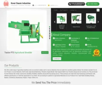Kovaiclassicindustries.net(Kovai Classic Industries) Screenshot