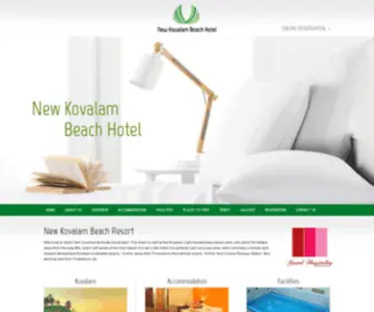 Kovalambeachhotel.in(NEW KOVALAM BEACH HOTEL) Screenshot