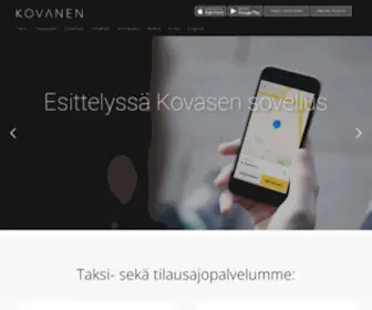 Kovanen.com(Taksi Kovanen) Screenshot