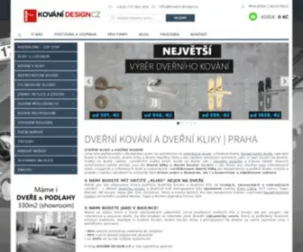 Kovani-Design.cz(Dveřní kování a dveřní kliky) Screenshot