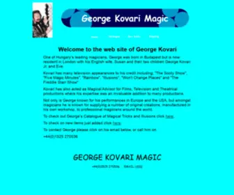 Kovarimagic.com(Kovari Magic) Screenshot