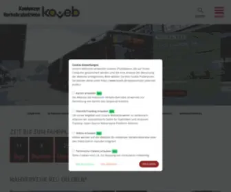 Koveb.de(Koblenzer Verkehrsbetriebe) Screenshot