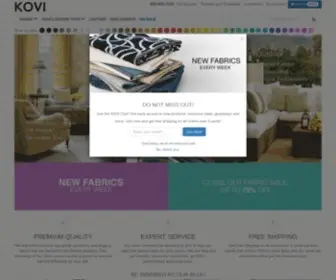 Kovifabrics.com(Upholstery Fabric by KOVI Fabrics) Screenshot