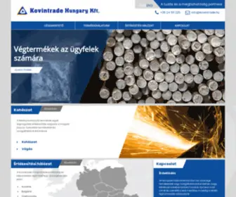 Kovintrade.hu(Kovintrade) Screenshot