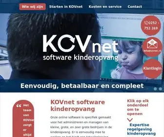 Kovnet.nl(KOVnet software kinderopvang) Screenshot