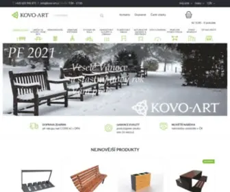 Kovo-ART.cz(Kompletní nabídka městského mobiliáře) Screenshot