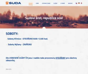 Kovosrot-Suda.cz(Výhodný výkup šrotu Plzeň) Screenshot