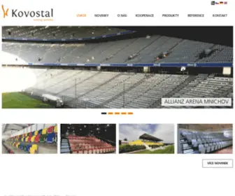 Kovostal.cz(Kovostal Seating systems) Screenshot