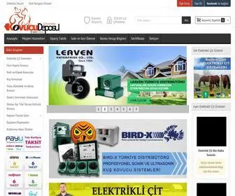 Kovucudeposu.com(Elektrikli çit malzemeleri) Screenshot