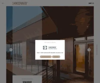 Kowa.de(Fenster aus Holz und Holz) Screenshot