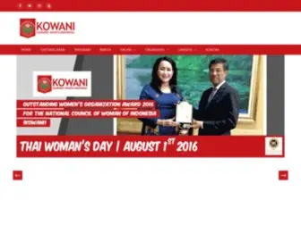Kowani.or.id(KOWANI) Screenshot