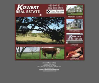 Kowertrealestate.com(Real Estate in Fredericksburg) Screenshot