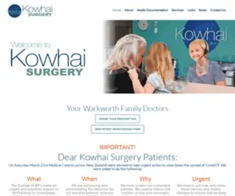 Kowhaisurgery.co.nz(Your Warkworth Family Doctors) Screenshot