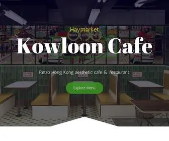 Kowlooncafe.com.au(Authentic Hong Kong styled cafe in the heart of Chinatown) Screenshot