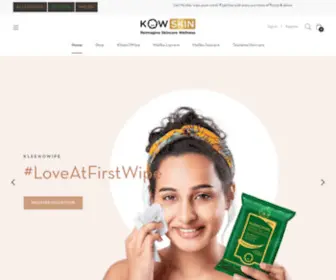 Kowskin.com(Facial Wipes) Screenshot