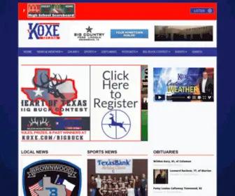 Koxe.com(KOXE 101.3 FM) Screenshot