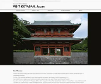 Koyasan.net(This Website) Screenshot