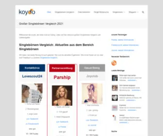 Koydo.com(Der große Singlebörsen) Screenshot