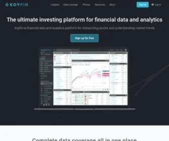 Koyfin.com(Comprehensive financial data analysis) Screenshot