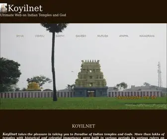 Koyil.com(Ultimate Web on Indian temples and Gods) Screenshot