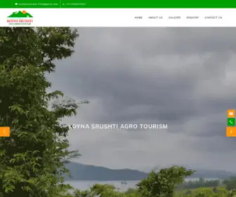 Koynasrushtiagrotourism.com(Koyna Srushti Agro Tourism) Screenshot