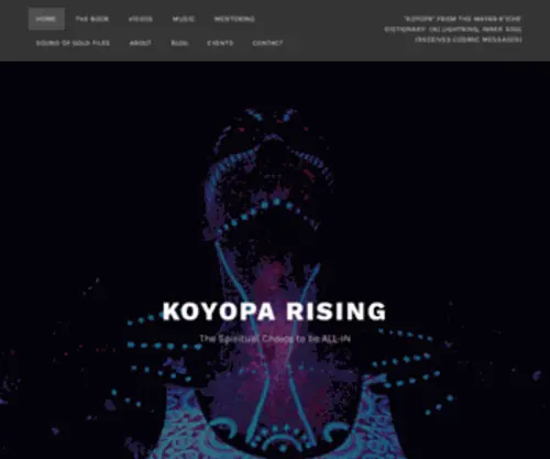 Koyoparising.com(The Spiritual Choice to be ALL) Screenshot