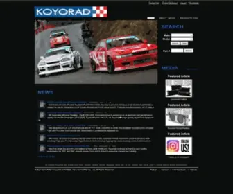 Koyoradracing.com(Leader in quality all aluminum racing radiators and cooling systems) Screenshot