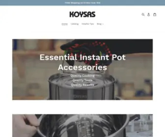 Koysas.online(KOYSAS Accessories for Instant Pot and Similar Pressure Cookers) Screenshot