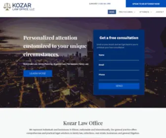 Kozarlawoffice.com(Kozar Law) Screenshot