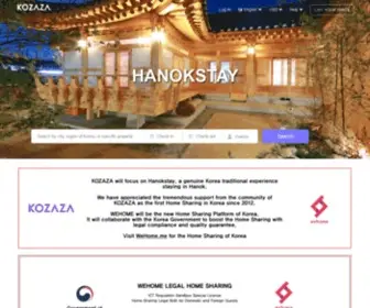 Kozaza.com(Korea Local Home Sharing Platform) Screenshot