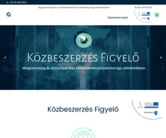 Kozbeszerzesfigyelo.hu(Közbeszerzés Figyelő) Screenshot