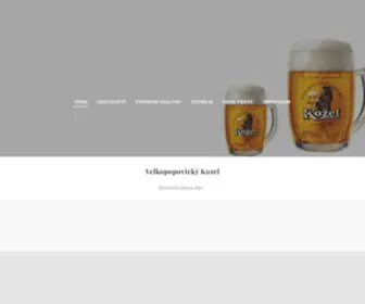 Kozel-Bier.at(Ideen Für Wohnkultur) Screenshot