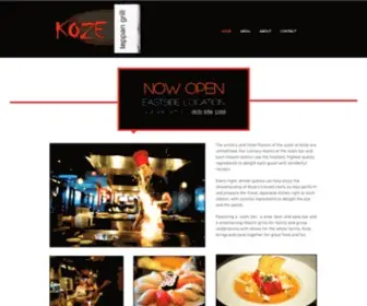 Kozeteppangrill.com(Koze) Screenshot