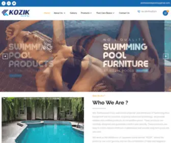 Kozikpool.com(KOZIK Swimming Pool) Screenshot