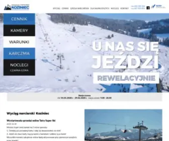 Koziniec-Ski.pl(Stacja narciarska Czarna G) Screenshot