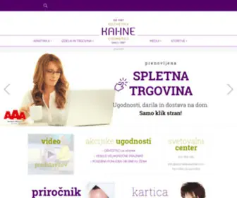 Kozmetikakahne.com(KOZMETIKA KAHNE) Screenshot