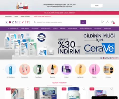 Kozmevit.com(Sağlığınıza) Screenshot