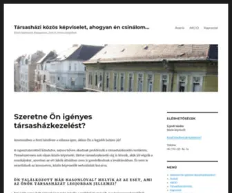 KozoskepViselet.com(Társasházi közös képviselet) Screenshot