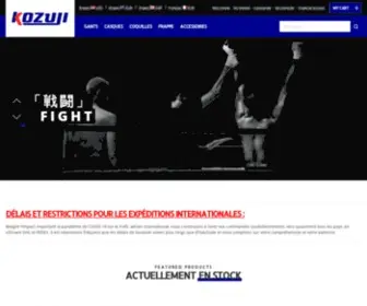 Kozuji.fr(Équipement de boxe Winning) Screenshot