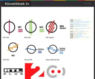 Kozvetitesek.tv(Online tv) Screenshot