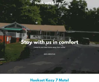 Kozy7.com(Hooksett Kozy 7) Screenshot