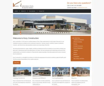 Kozycon.com(Kozy Construction) Screenshot